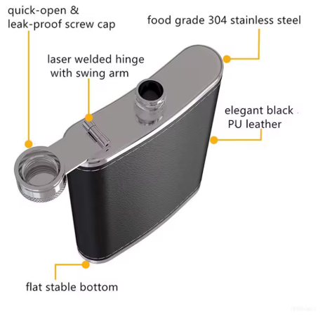 Steel flask pocket bottle - United Trails